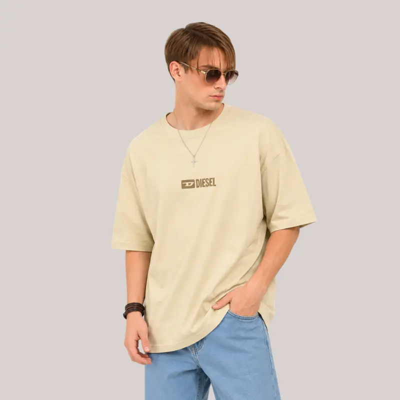 Disel T-shirt (Beige) - Image 2