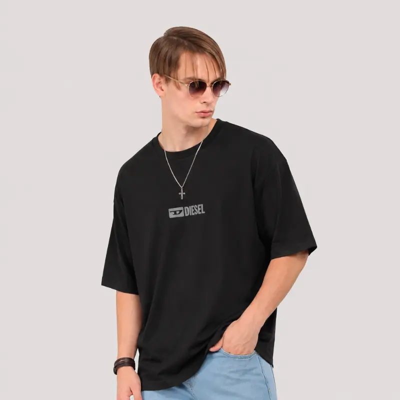 Disel T-shirt (Black) - Image 2