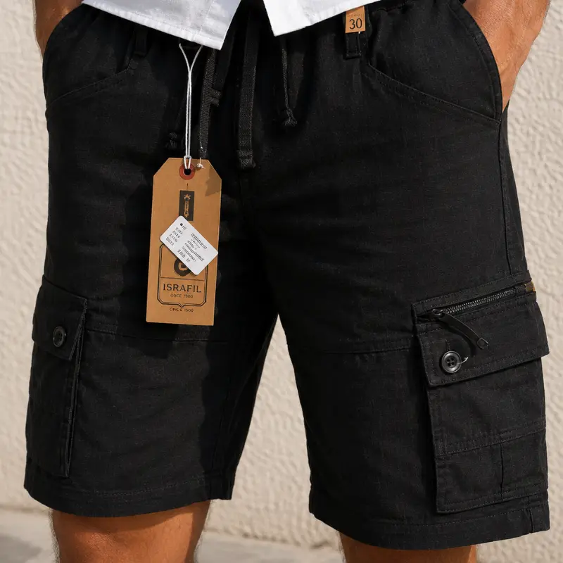Linen Shorts 6 Pockets (3 Colors) - Image 2