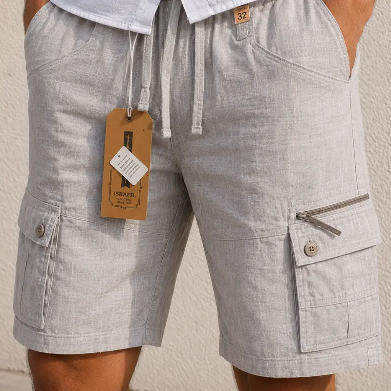 Linen Shorts 6 Pockets (3 Colors) - Image 3